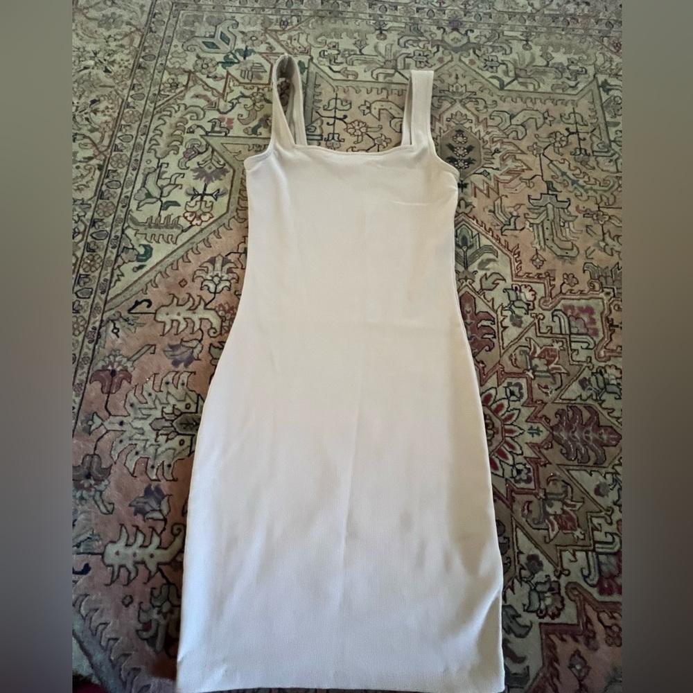 cream dress